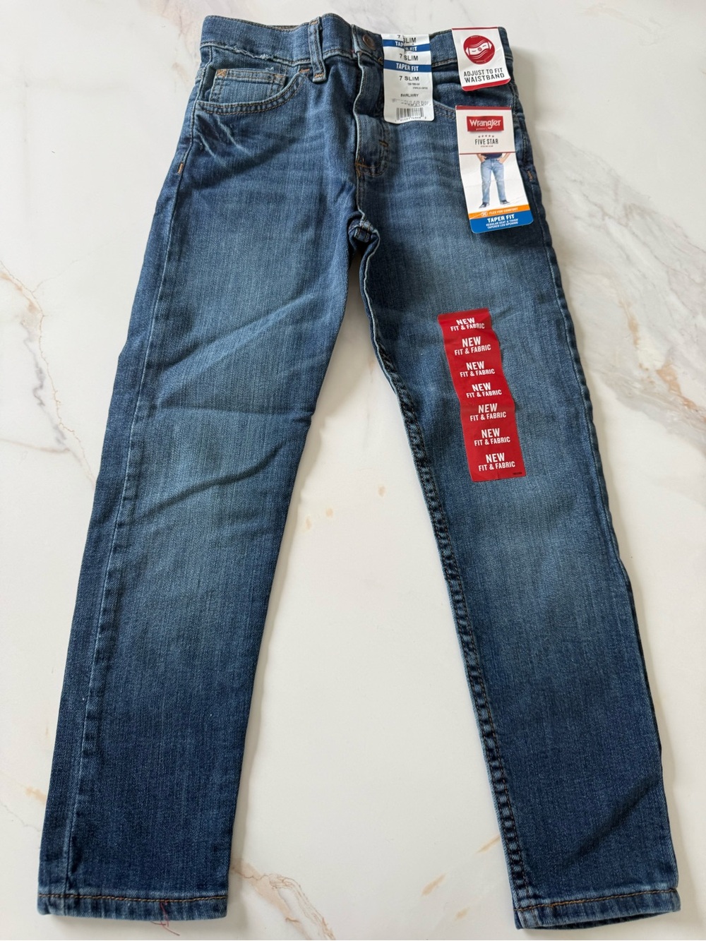 Wrangler Boys Blue Slim Stretch Jeans
